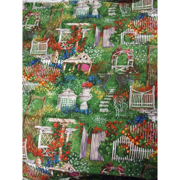 Michael Miller Fabrics Other - 2 yards Cotton Fabric (1 Yard Each Piece) C194 Garden Gate Michael Miller Fabric